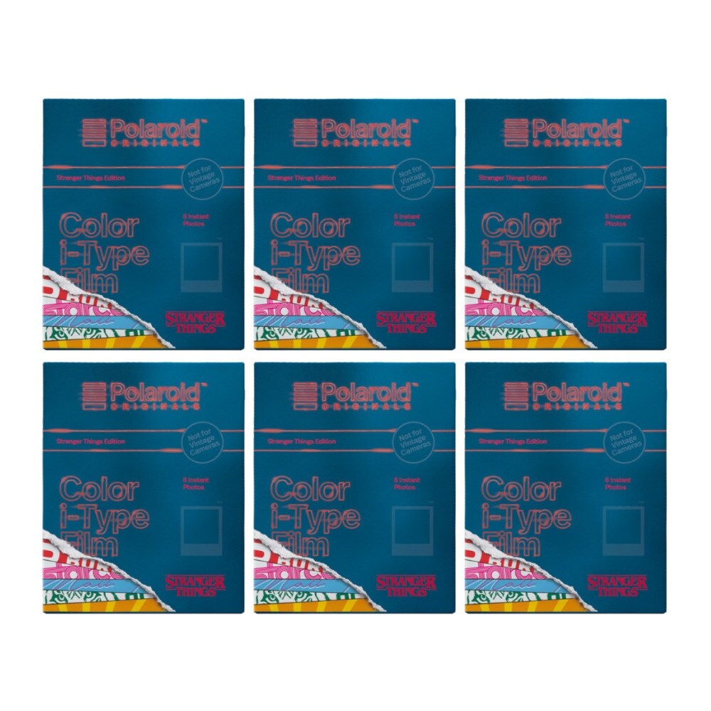 Shop Black Friday Deals On Polaroid Originals Stranger Things Edition 600 Instant Film 6 Pack 107 Mm X 88 Mm Overstock 30295231
