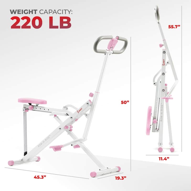 Sunny SMART Pink Row-N-Ride® Squat Assit - P2100 - N/A