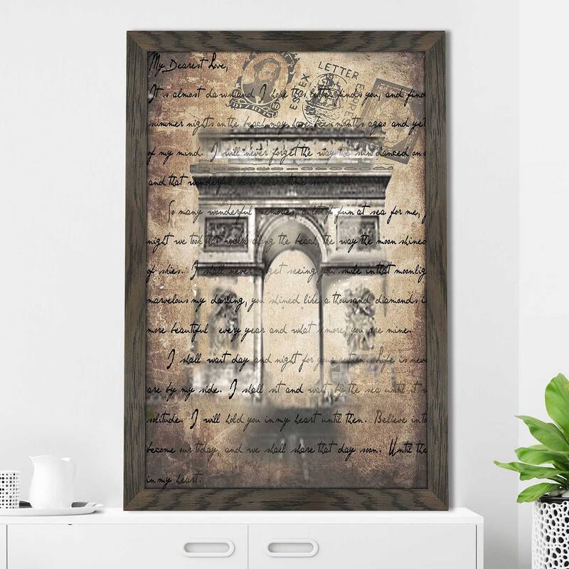 "Vintage Paris 1 in Sepia" by Jodi Print on Acrylic