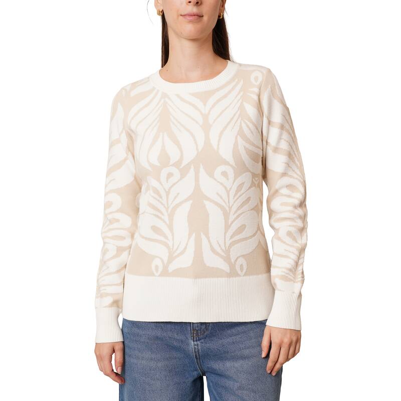 Cyrus Pullover Jacquard Pattern Sweater - S