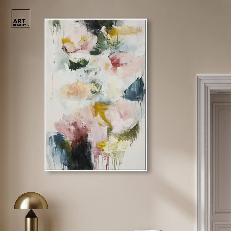Dripping Colors I Canvas by Art Remedy