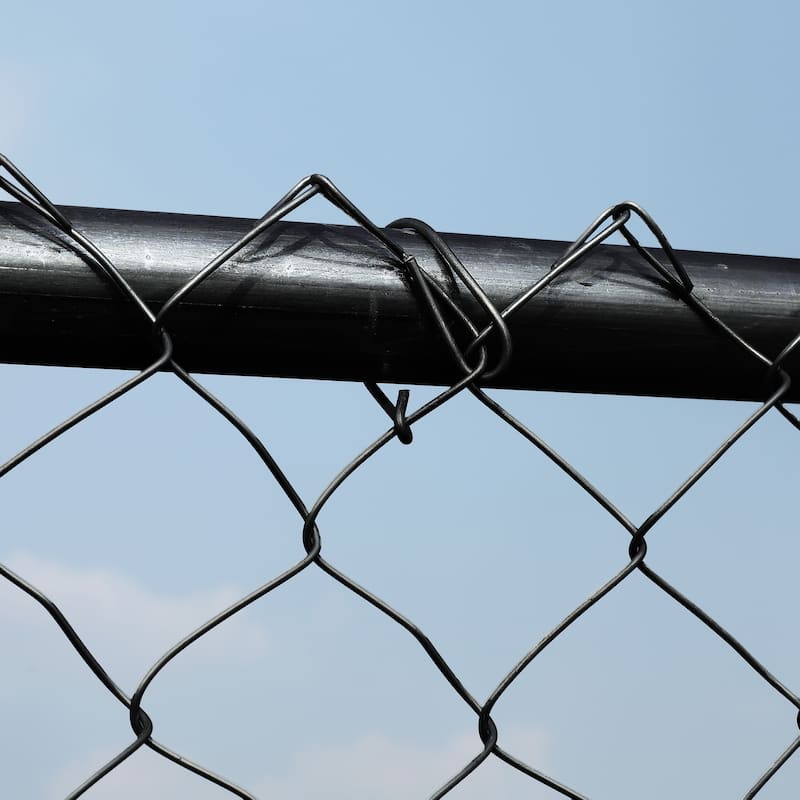 ALEKO DYI Steel Chain Link Fence Kit 4 X 50 Feet 9.5 Gauge Black