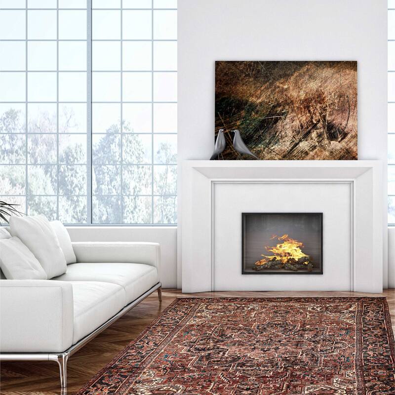 ECARPETGALLERY Hand-knotted Sarabi Dark Copper Wool Rug - 10'0 x 13'1