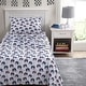 preview thumbnail 4 of 16, Poppy & Fritz Kids Soft & Cozy Printed Sheet Sets Trucks Grey - Full