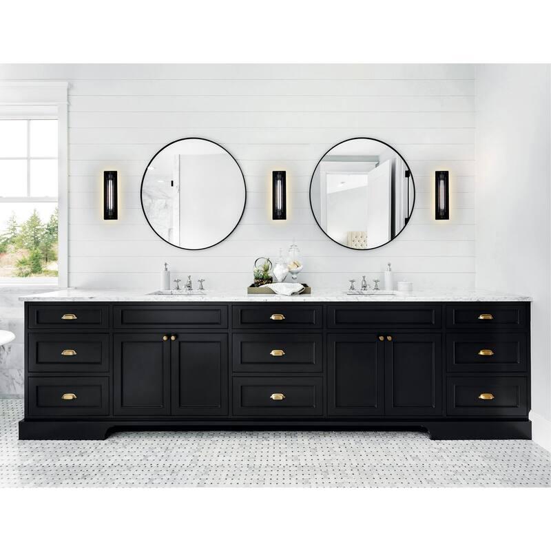 Kiera 1 Light Wall Sconce With Black Finish