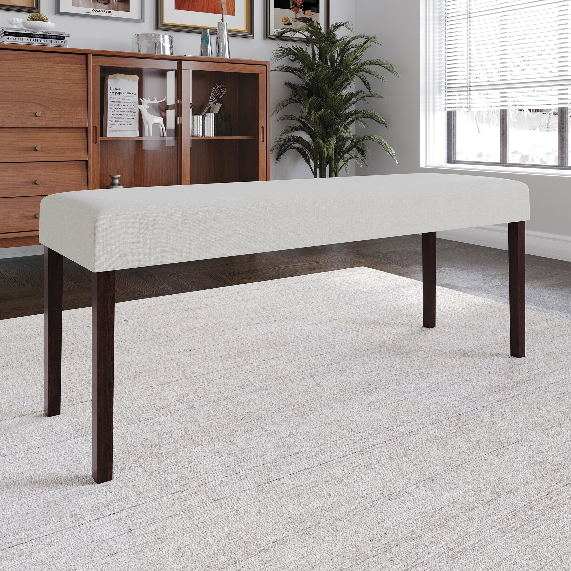 CraftPorch Simply Elegant Solid Bench - Overstock - 37475709