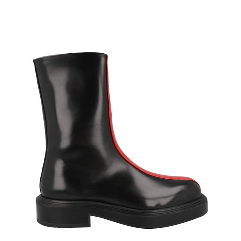 Ferragamo Florentia Contrasting Insert Ankle Boots - 11