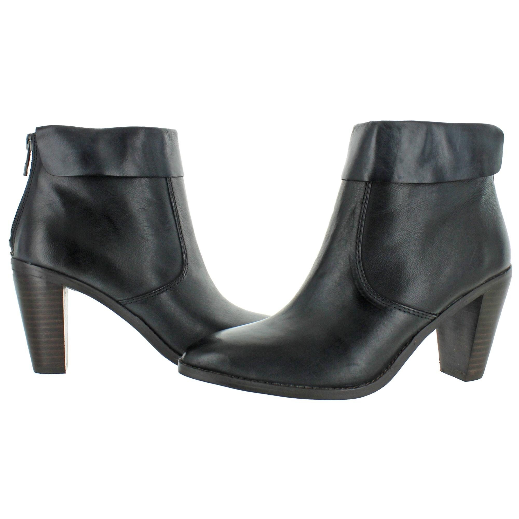Stacked Heel Ankle Bootie 