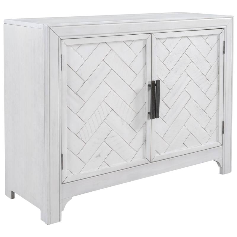 40" Modern Cabinets with Unique Design Doors with 1 Adjustable Shelves,Suitable