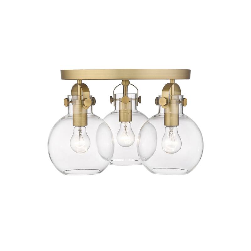 Innovations Lighting Newton Sphere - 3 Light 7" Flush Mount
