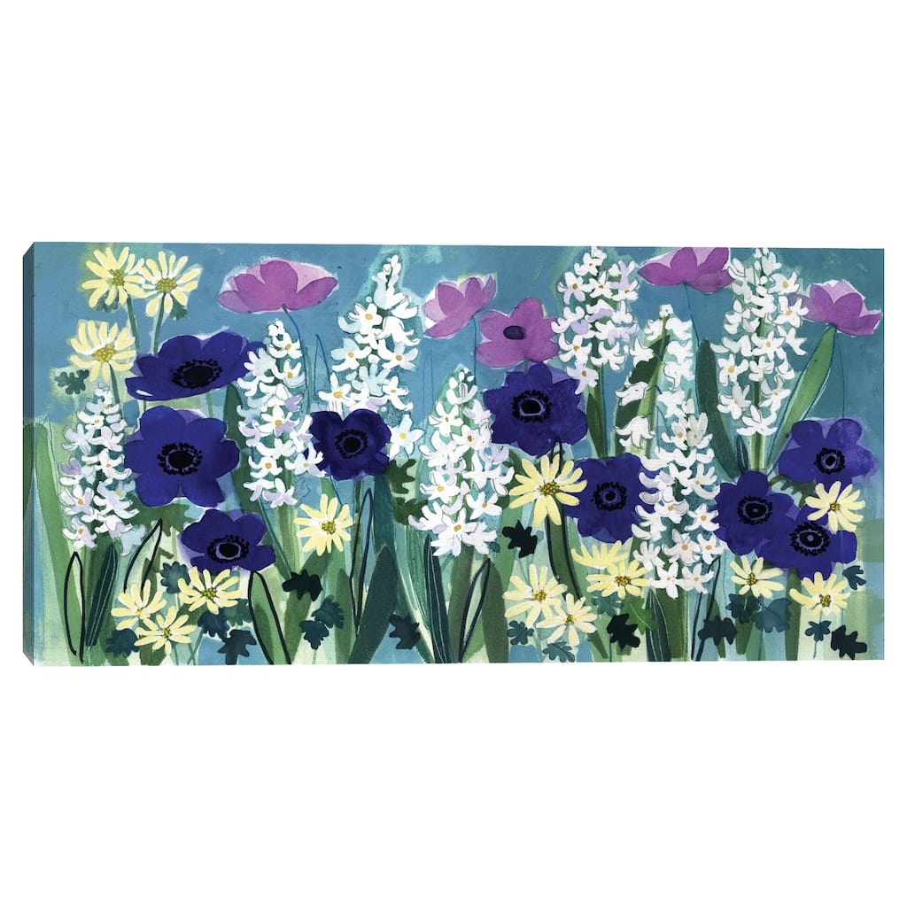 White Hyacinth Canvas Art Print