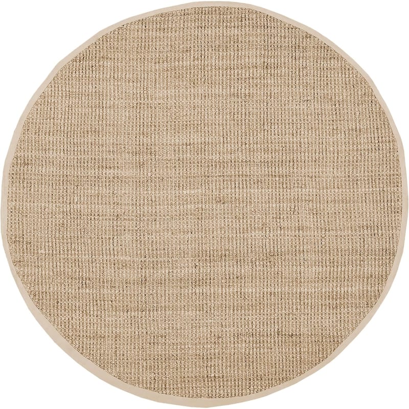 Delara Premium Handwoven Natural Fiber Area Rug Boucle 100% Jute excellent choice in high-traffic areas such as Living rooms