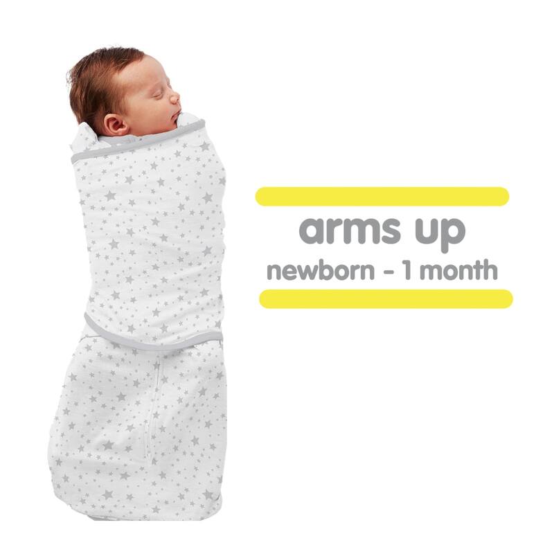 BreathableBaby 3-in-1 Swaddle Trio, Activewear Jersey Knit, 0-4 months
