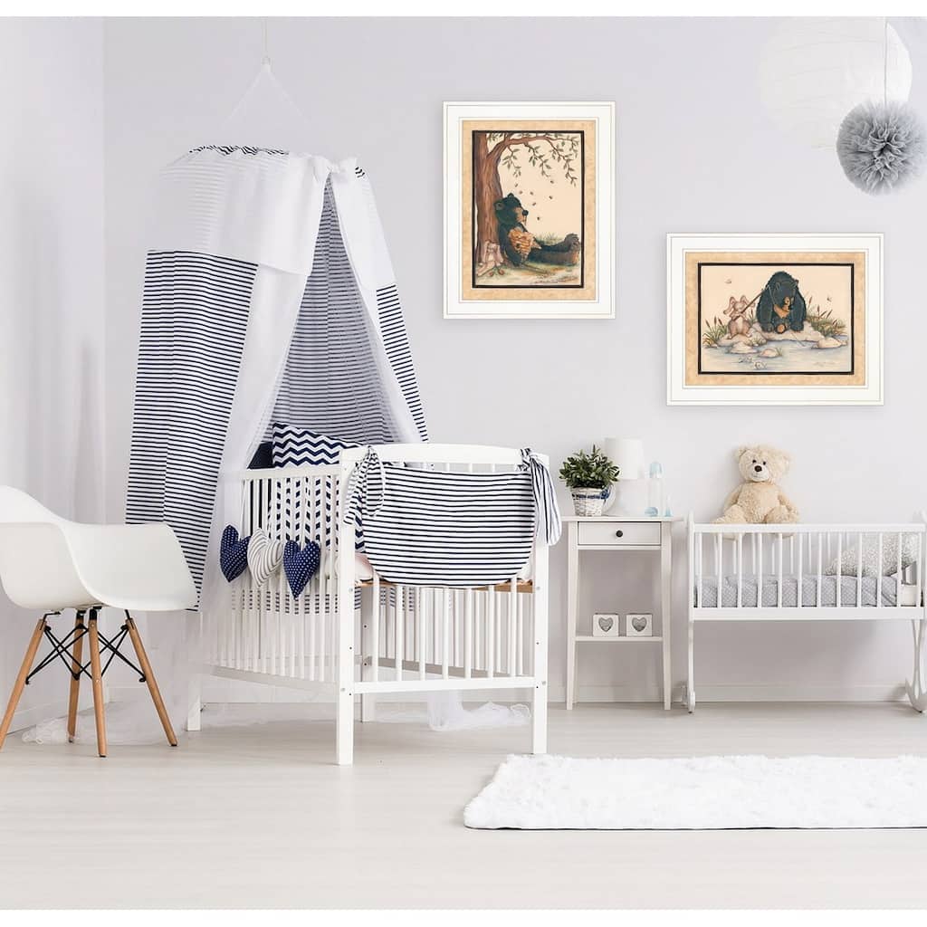 TrendyDecor4U Traditional "Gone Fishing" 2-Piece Vignette by Mary June