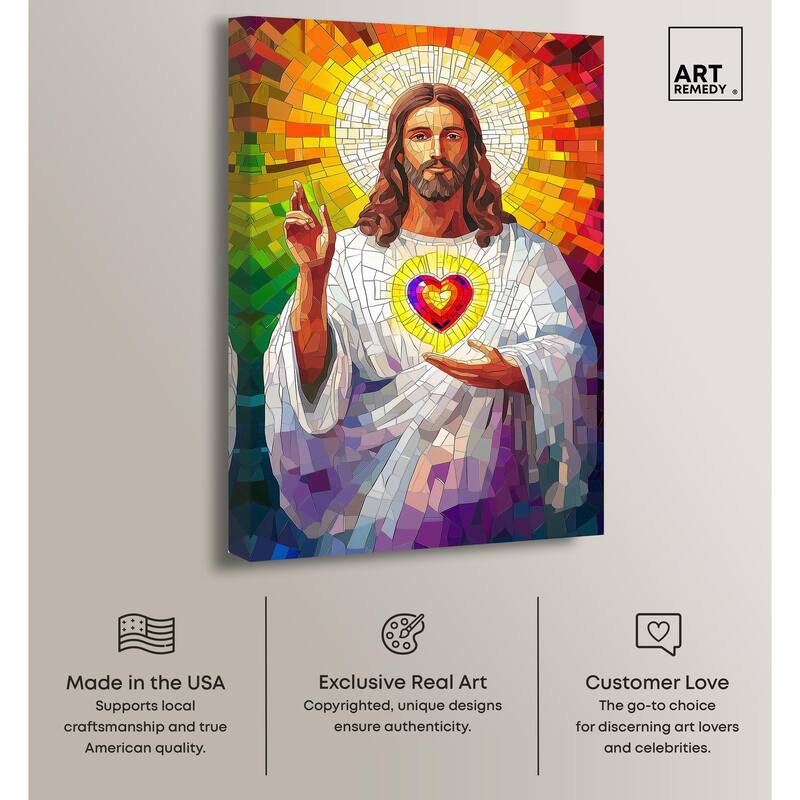 Blocks of Benediction I Canvas by Art Remedy, Gallery Wrapped