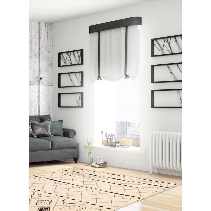 ECARPETGALLERY Hand-knotted Pak Finest Marrakesh Cream Wool Rug - 9'1 x 12'6