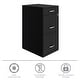preview thumbnail 9 of 8, Space Solutions 18" Deep 3 Drawer Metal File Cabinet, Black