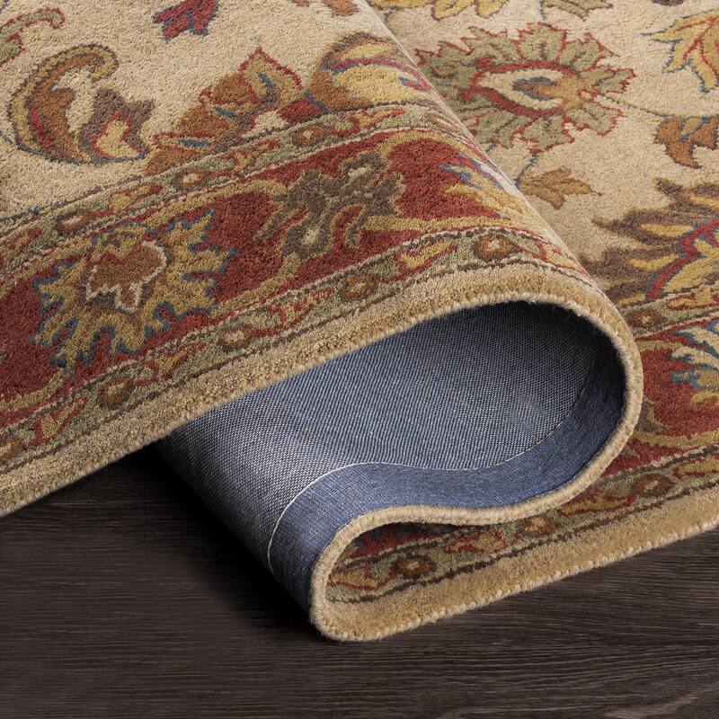 Livabliss Caesar Updated Traditional Border Area Rug.