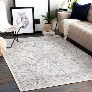 Livabliss Antonie Distressed Updated Traditional Area Rug