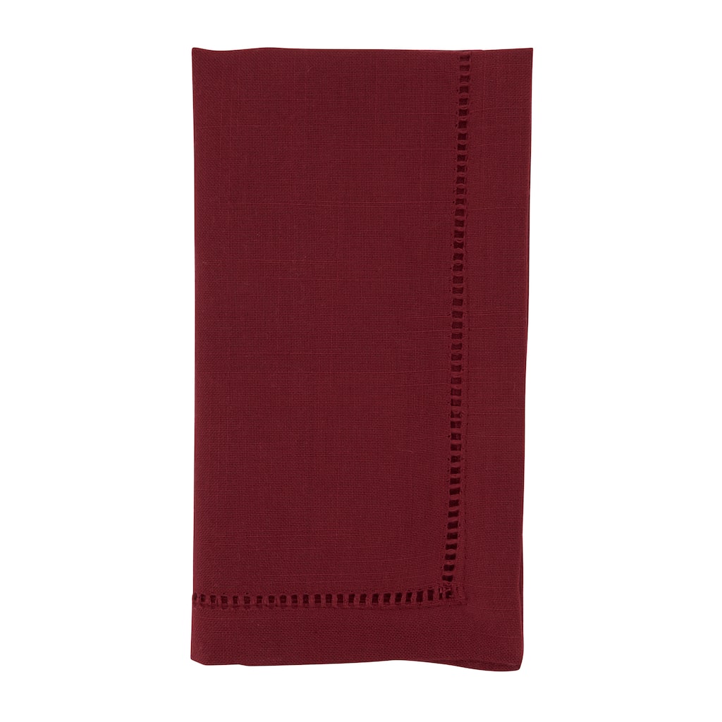 Classic Hemstitch Border Dinner Napkin (Set of 12)