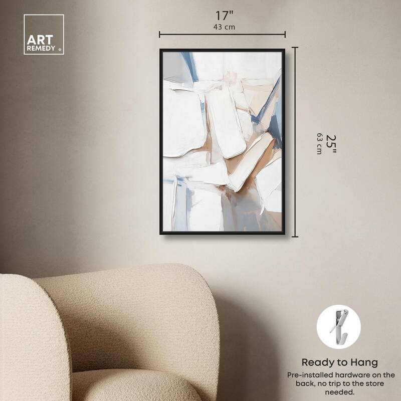 Bone and Beige II Canvas by Art Remedy