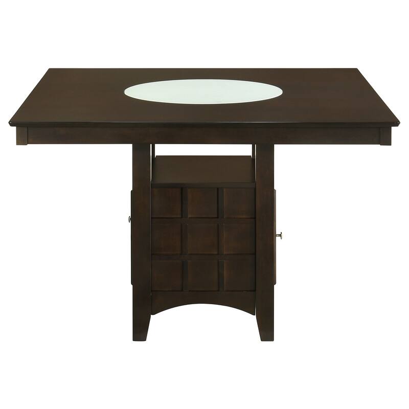 Gabriel Cappuccino Square Counter Height Dining Set
