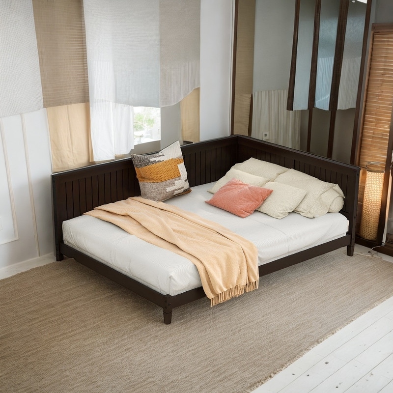 Sofa Bed with Support Legs Twin Size Elegant Classic Design