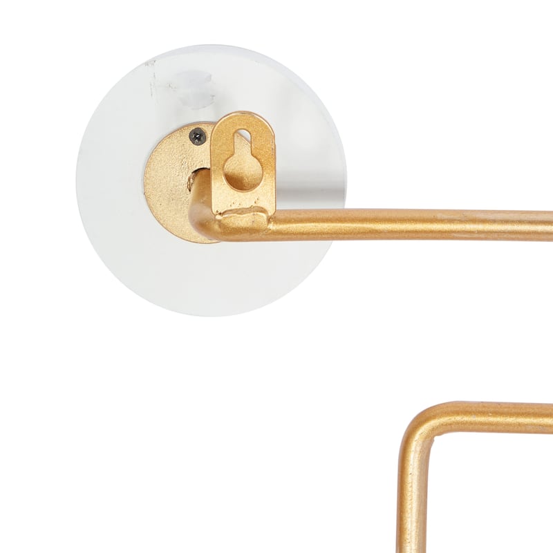 Blue Wood 5 Hangers Home Wall Hook