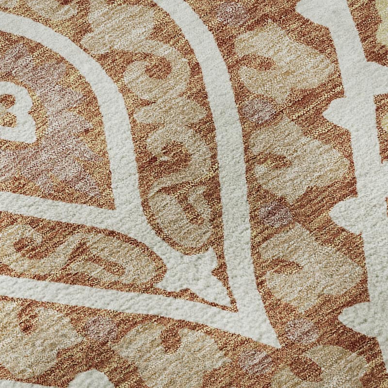 Premium Washable Super Soft Diamond Medallions Mayfield Rug
