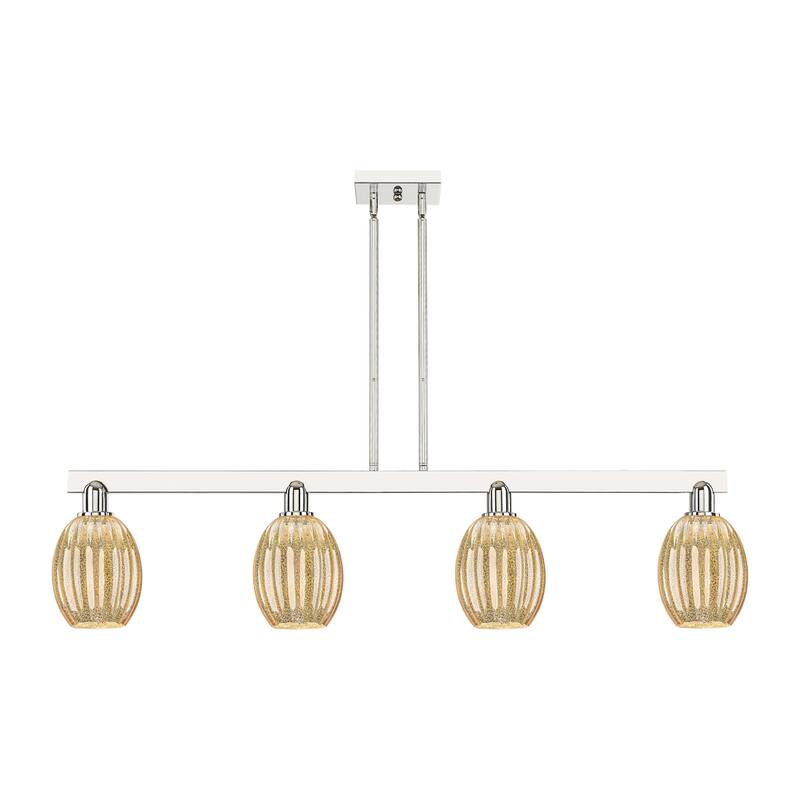 Innovations Lighting 716-4I-12-48 Preston Linear Preston 4 Light 48" - Polished Nickel / Mercury