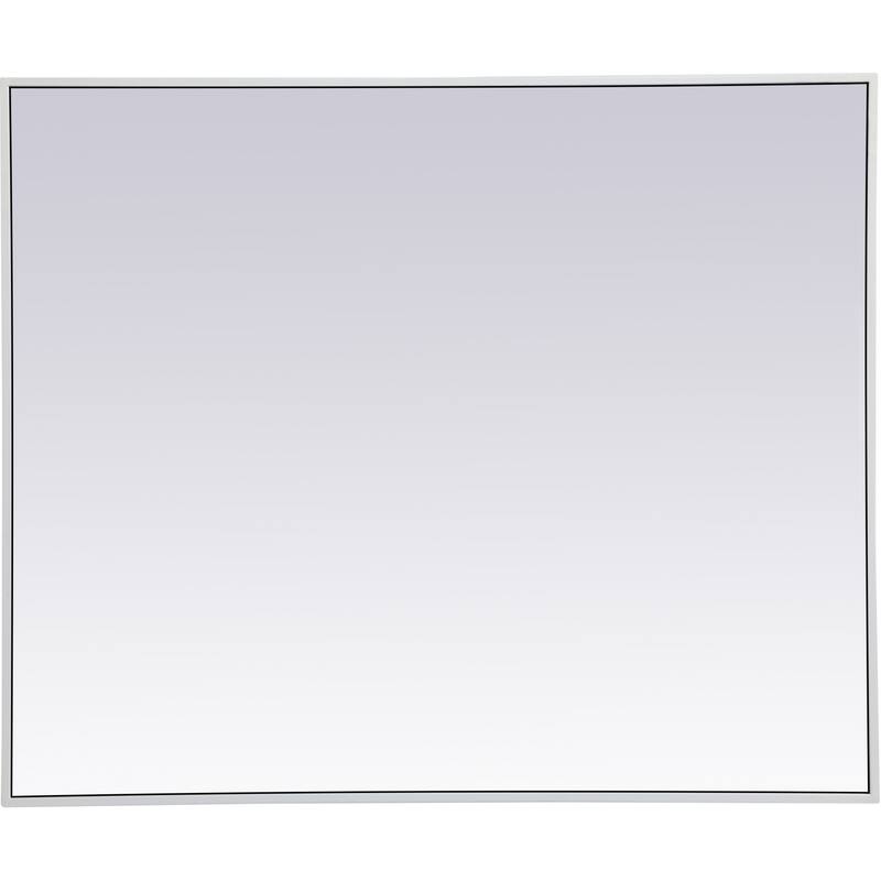 Elegant Lighting Eternity 30" x 36" Rectangular Beveled Metal Framed