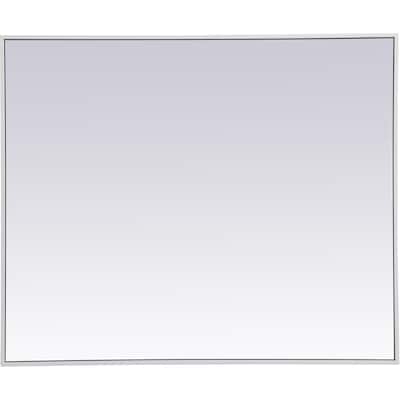 Elegant Lighting Eternity 30" x 36" Rectangular Beveled Metal Framed
