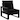 Endless Patio Deep Seating Left Arm Chair with Black Frame
