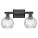 Option Matte Black / Clear Water Glass
