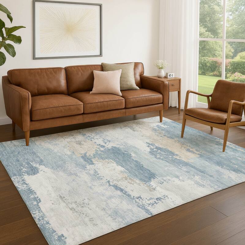Machine Washable Indoor/ Outdoor Chantille Rug