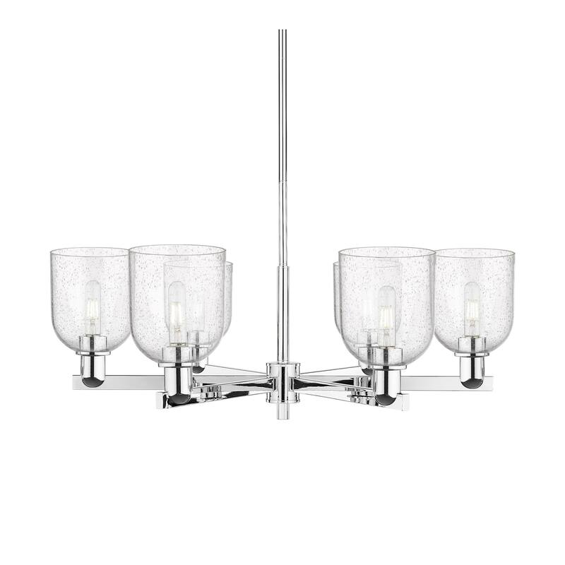 Innovations Lighting 716-6CR-12-36 Bella Chandelier Bella 6 Light 36" - Polished Chrome / Seedy