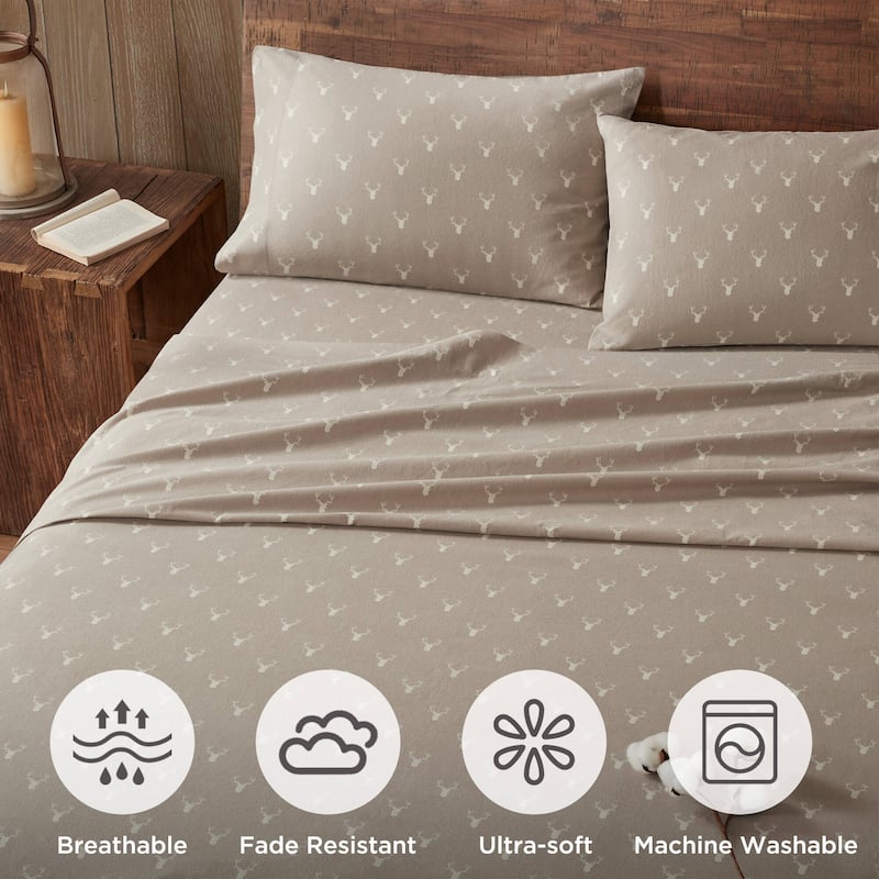 Woolrich Cotton Flannel Sheet Set