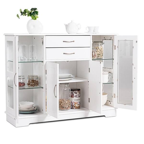 glass door kitchen cabinet with drawers shop for buffet storage cabinet console cupboard w glass glass door kitchen cabinet with drawers shop for buffet storage cabinet console cupboard w glass