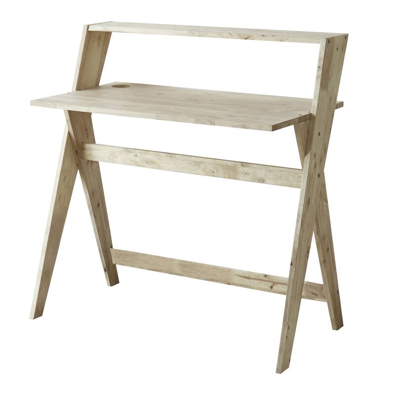 Rectangular Rubberwood Office Table with Sturdy Cam Bolt Joinery