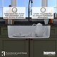 preview thumbnail 51 of 50, Karran Undermount Quartz Double Bowl Kitchen Sink