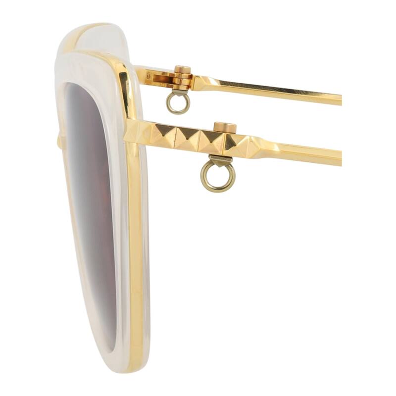 Valentino Cat Eye-Frame Metal/Acetate Sunglasses