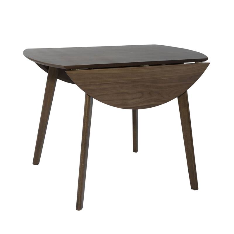 Space Savers Satin Walnut 3 Piece Drop Leaf Set