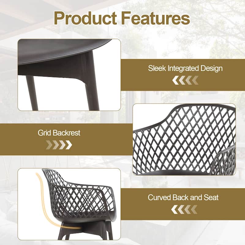 Aoodor Modern Dining Chairs Set of 4