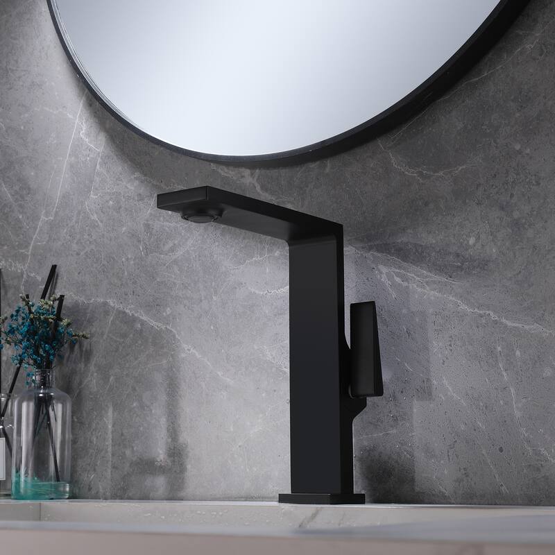 Single Handle Single Hole Deck Mounted Modern Bathroom Faucet