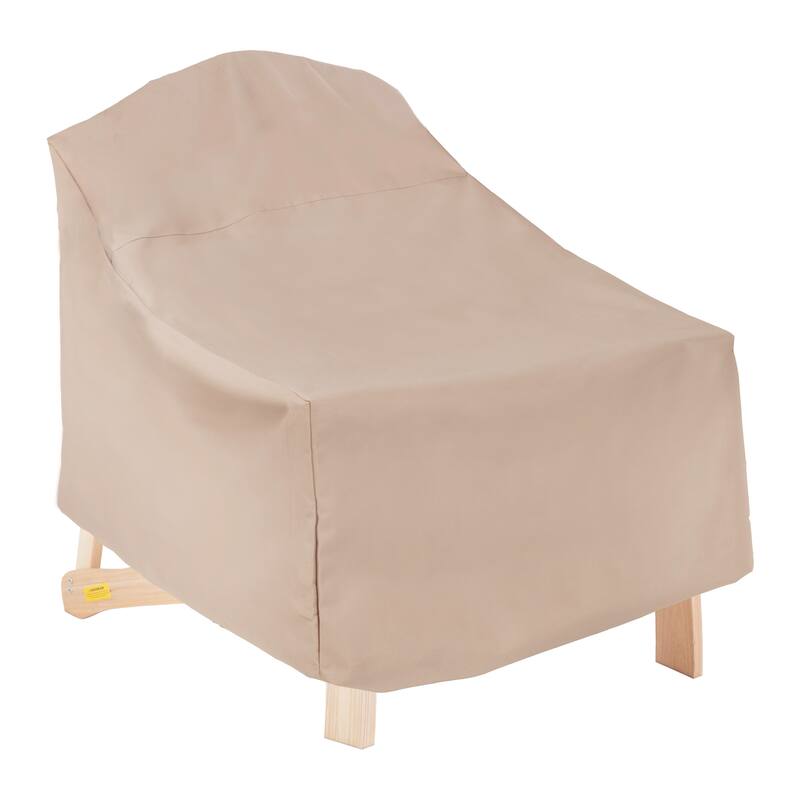 Modern Leisure® Chalet Patio Adirondack Chair Cover, 2-Pack, 31.5"L x 33.5"W x 36"H, Beige