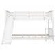preview thumbnail 8 of 10, Twin over Twin Bunk Bed with Convertible Slide and Reversible Ladder, Low Bunk Design