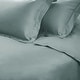 preview thumbnail 110 of 113, Egyptian Cotton 650 Thread Count Solid Duvet Cover Set by Miranda Haus Teal - Full - Queen