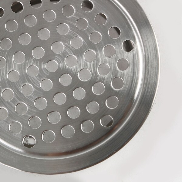 Kitchen Bathroom Stainless Steel Round Shaped Mesh Air Vent Floor Strainer 5pcs 