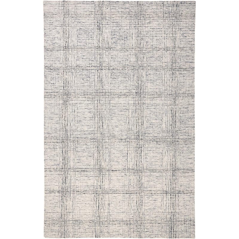 Feizy FZRG73503 Dechlan 9' x 12' Wool Hand Tufted Contemporary Plaid