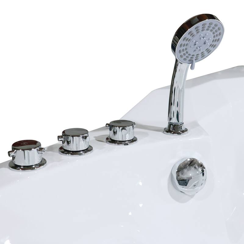 A&E Bath Shara 61-inch Freestanding Jetted Tub